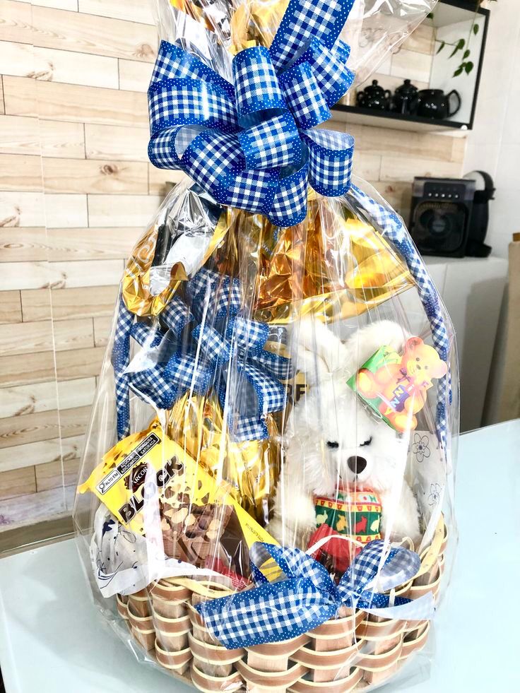 Cesta Encanto Azul – Edição Páscoa Premium